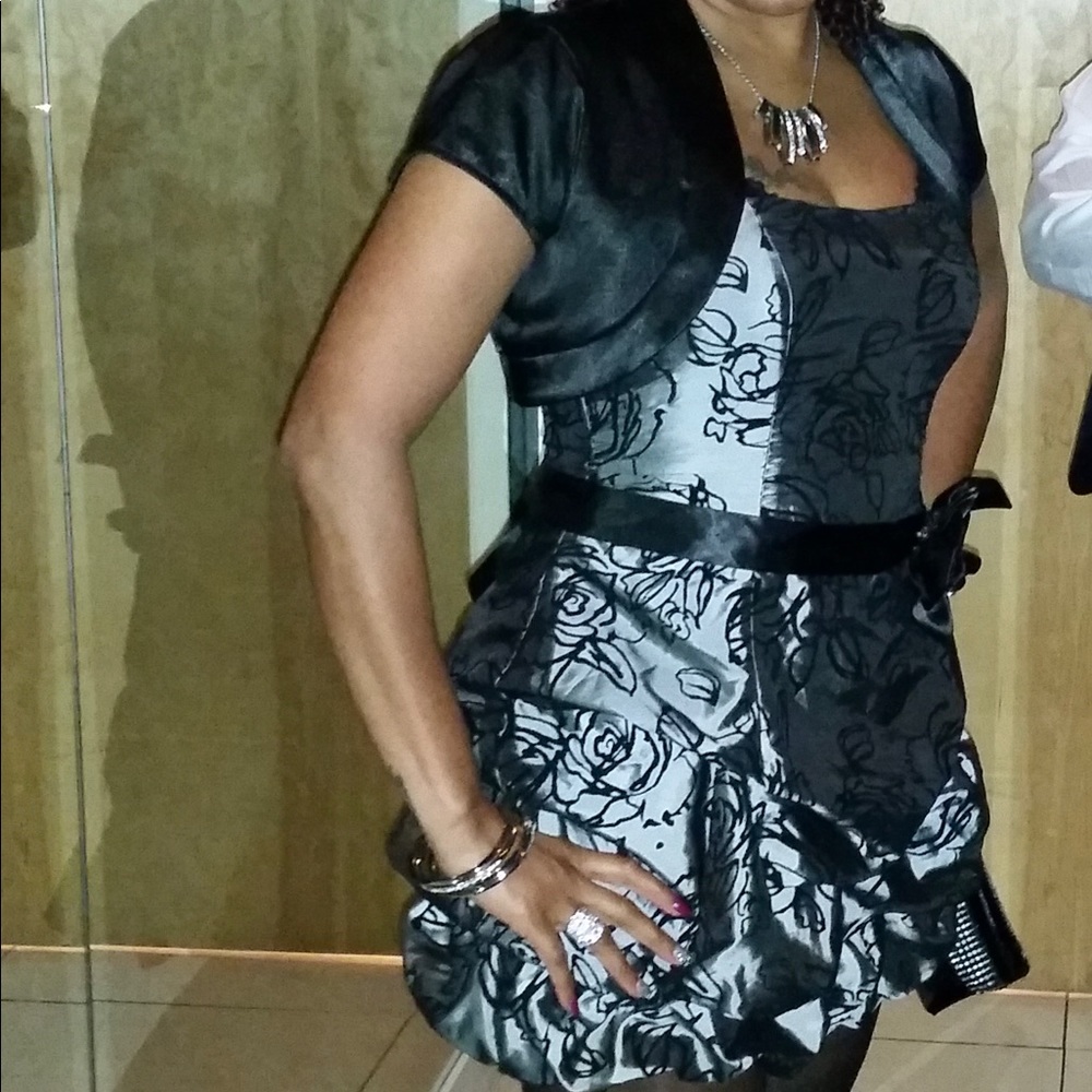 Black & Silver Dress